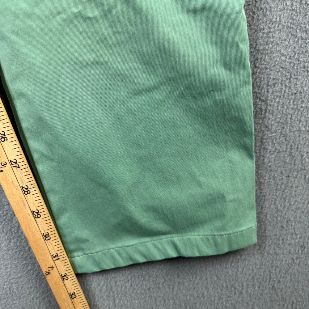 johnnie o Mens PREP-FORMANCE Kiwi Green Chino Pants 33x34 JMPA1200 Golf Stretch - Picture 10 of 10